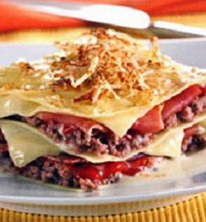 Lasaña de Jamón